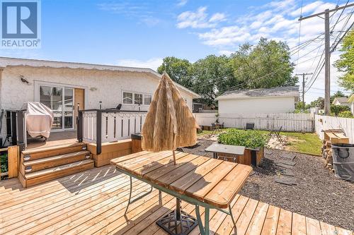 1430 Hochelaga Street W, Moose Jaw, SK - Outdoor With Deck Patio Veranda With Exterior