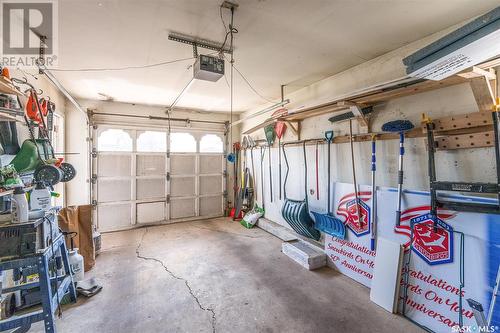 1430 Hochelaga Street W, Moose Jaw, SK - Indoor Photo Showing Garage