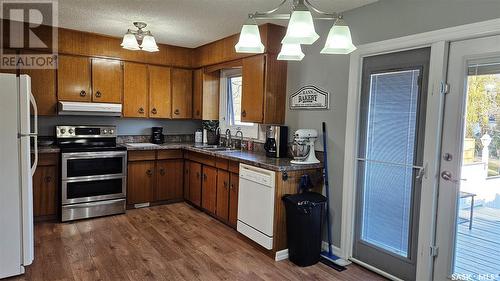 316 5Th Avenue, Cudworth, SK - Indoor Photo Showing Kitchen With Double Sink