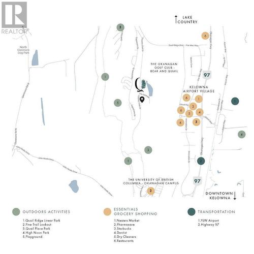 Community map - 1979 Country Club Drive Unit# 7, Kelowna, BC - Other