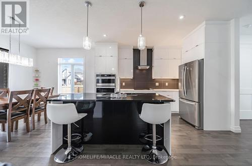 3319 Regiment Road, London, ON - Indoor Photo Showing Kitchen With Stainless Steel Kitchen With Upgraded Kitchen