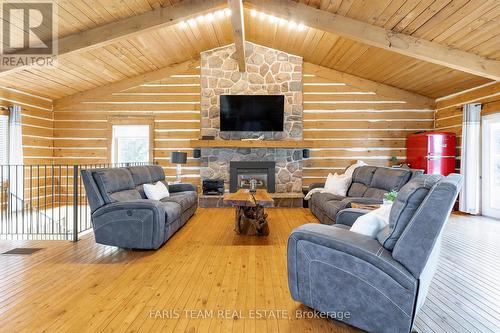 795744 Grey Road 19, Blue Mountains, ON - Indoor Photo Showing Living Room With Fireplace