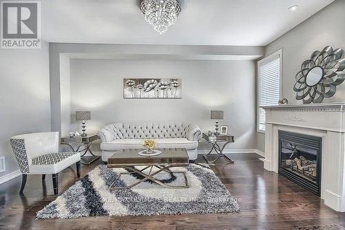 19 Kaitting Trail, Oakville, ON - Indoor Photo Showing Living Room With Fireplace