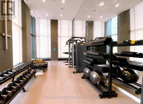 2909 - 15 Holmes Avenue, Toronto, ON - Indoor Photo Showing Gym Room