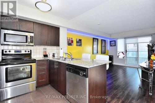 209 - 30 North Park Road, Vaughan, ON - Indoor Photo Showing Kitchen With Double Sink