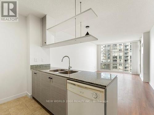 3902 - 35 Mariner Terrace, Toronto, ON - Indoor Photo Showing Kitchen With Double Sink