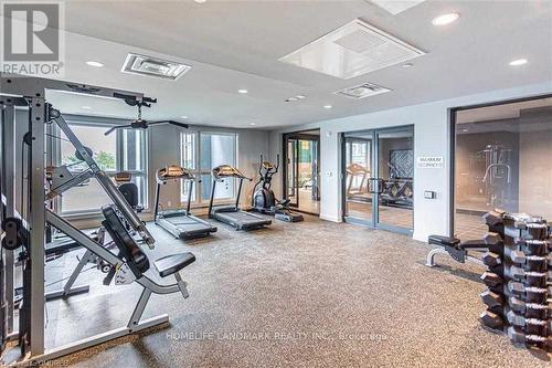 417 - 95 Dundas Street W, Oakville, ON - Indoor Photo Showing Gym Room