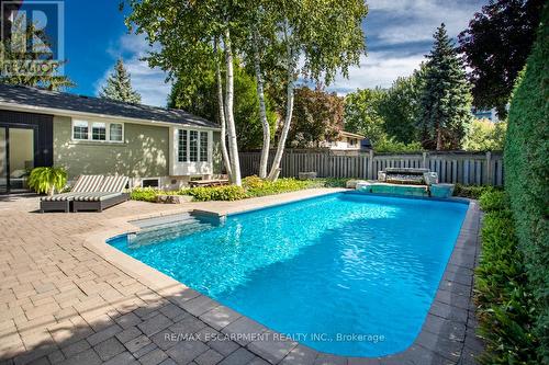 578 Catherine Street, Burlington, ON - Outdoor With In Ground Pool