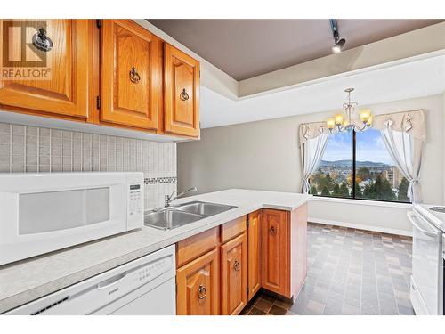 1801 32 Street Unit# 202, Vernon, BC - Indoor Photo Showing Kitchen With Double Sink