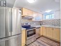 Bsmt - 104 Lewis Drive, Newmarket, ON  - Indoor Photo Showing Kitchen With Stainless Steel Kitchen With Upgraded Kitchen 