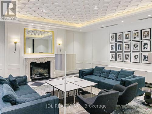 2906 - 955 Bay Street S, Toronto, ON - Indoor Photo Showing Living Room With Fireplace