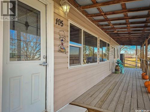 105 Main Street, Harris, SK - Outdoor With Deck Patio Veranda With Exterior