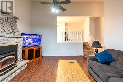 71 Young Street, Dundalk, ON - Indoor Photo Showing Living Room With Fireplace