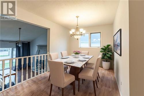 Virtually Staged - 71 Young Street, Dundalk, ON - Indoor Photo Showing Dining Room