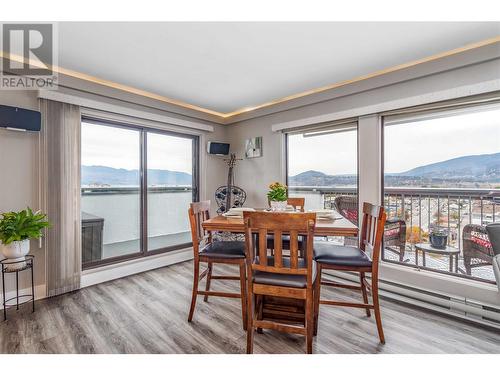 737 Leon Avenue Unit# 1401, Kelowna, BC - Indoor Photo Showing Dining Room