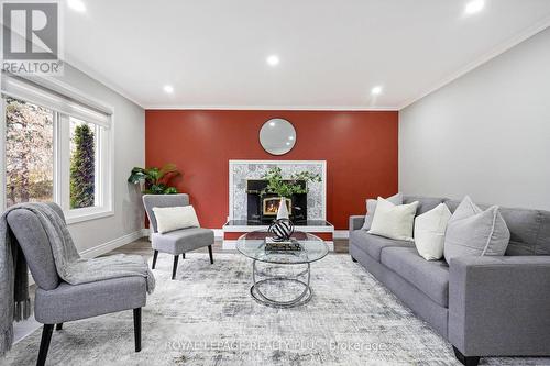 5739 Sixth Line, Erin, ON - Indoor Photo Showing Living Room With Fireplace