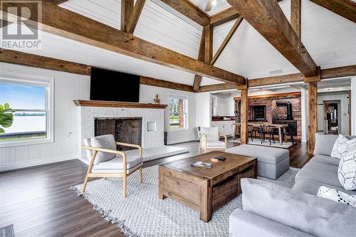 5 Canal Street, Amherstburg, ON - Indoor Photo Showing Living Room With Fireplace