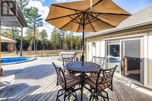 19 Ledge Road, Galway-Cavendish And Harvey, ON - Outdoor With Above Ground Pool With Deck Patio Veranda With Exterior