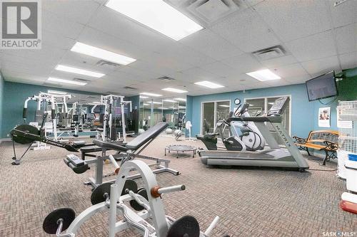 901 1867 Hamilton Street, Regina, SK - Indoor Photo Showing Gym Room