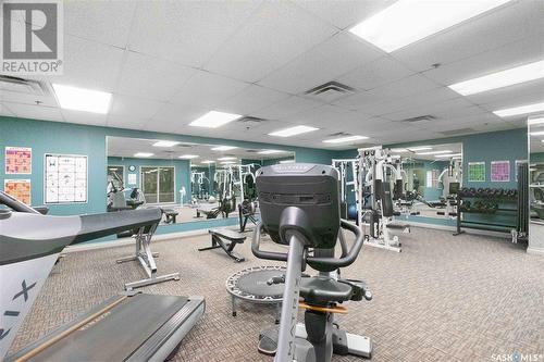 901 1867 Hamilton Street, Regina, SK - Indoor Photo Showing Gym Room