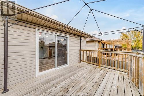 1547 Clover Avenue, Windsor, ON - Outdoor With Deck Patio Veranda With Exterior