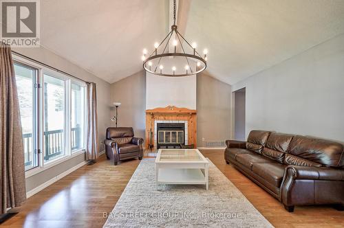 7 Agnes Street, Oro-Medonte, ON - Indoor Photo Showing Living Room With Fireplace