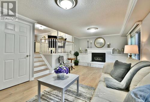 26 Doris Drive, Barrie, ON - Indoor Photo Showing Living Room With Fireplace