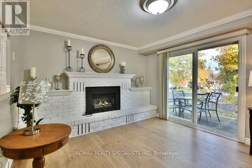 26 Doris Drive, Barrie, ON - Indoor Photo Showing Living Room With Fireplace