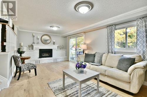 26 Doris Drive, Barrie, ON - Indoor Photo Showing Living Room With Fireplace