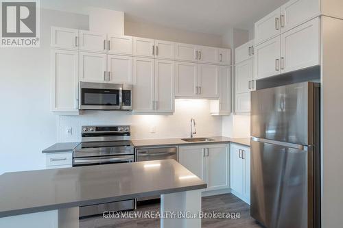 503 - 3265 Carding Mill Trail, Oakville, ON - Indoor Photo Showing Kitchen With Stainless Steel Kitchen With Upgraded Kitchen