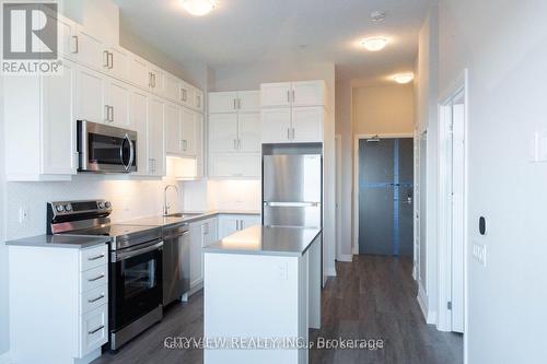 503 - 3265 Carding Mill Trail, Oakville, ON - Indoor Photo Showing Kitchen With Stainless Steel Kitchen With Upgraded Kitchen