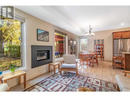 3350 Woodsdale Road Unit# 501, Lake Country, BC - Indoor Photo Showing Living Room With Fireplace