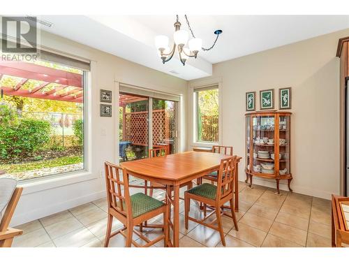 3350 Woodsdale Road Unit# 501, Lake Country, BC - Indoor Photo Showing Dining Room