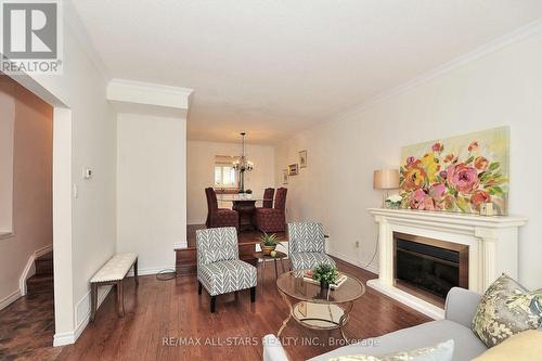 30 - 30 Ashglen Way, Markham, ON - Indoor Photo Showing Living Room With Fireplace