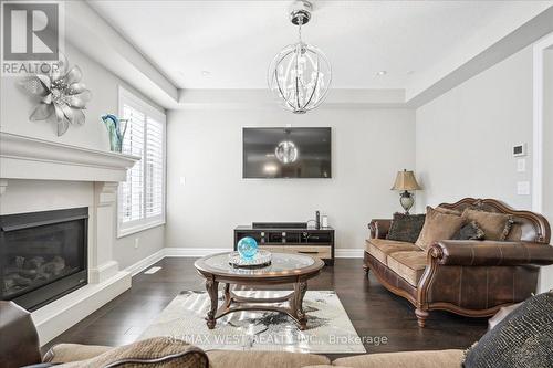 137 Stillwater Crescent, Hamilton, ON - Indoor Photo Showing Living Room With Fireplace