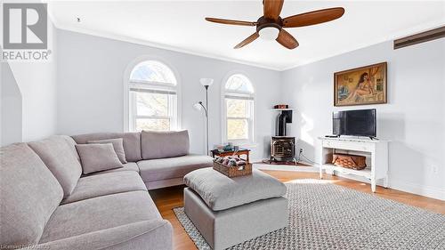 56 Bridge Street, Meaford, ON - Indoor Photo Showing Living Room With Fireplace