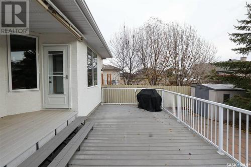 12118 Wascana Heights, Regina, SK - Outdoor With Deck Patio Veranda With Exterior