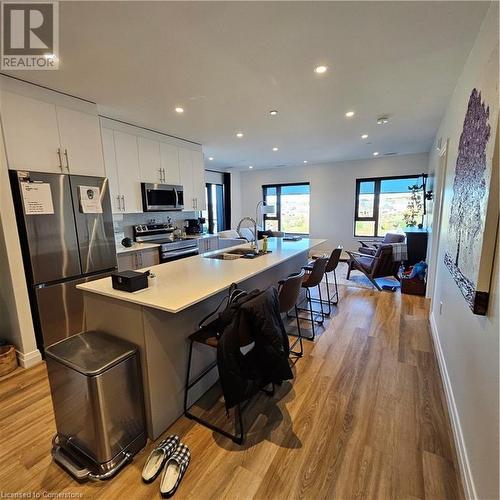 525 New Dundee Road Unit# 602, Kitchener, ON - Indoor Photo Showing Kitchen With Double Sink