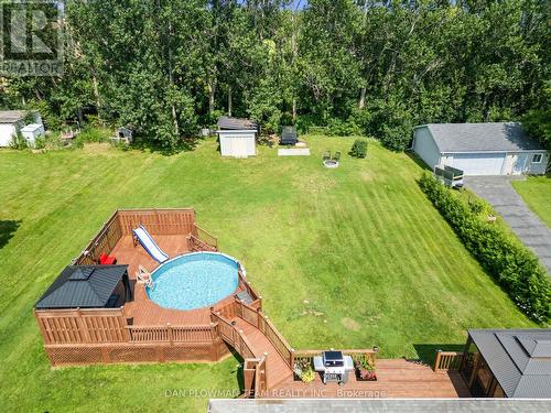 15 Sparrow Court, Kawartha Lakes, ON - Outdoor With Above Ground Pool With Backyard