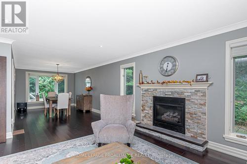 1800 Radage Road, Kingston, ON - Indoor Photo Showing Living Room With Fireplace