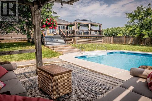 4422 Highway 15, Kingston, ON - Outdoor With In Ground Pool With Deck Patio Veranda