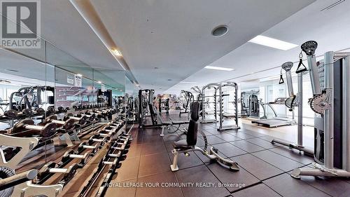 907 - 8 The Esplanade Street, Toronto, ON - Indoor Photo Showing Gym Room