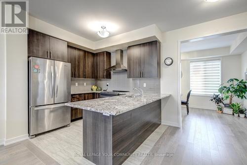 37 Torah Gate, Vaughan, ON - Indoor Photo Showing Kitchen With Stainless Steel Kitchen With Upgraded Kitchen