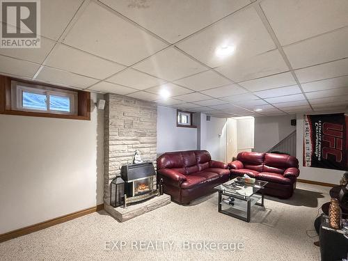 164 Atkinson Boulevard, London, ON - Indoor Photo Showing Basement With Fireplace