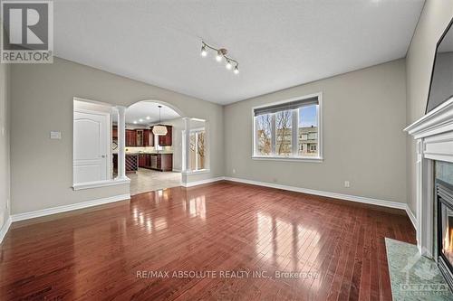 58 Queenston Drive, Ottawa, ON - Indoor With Fireplace