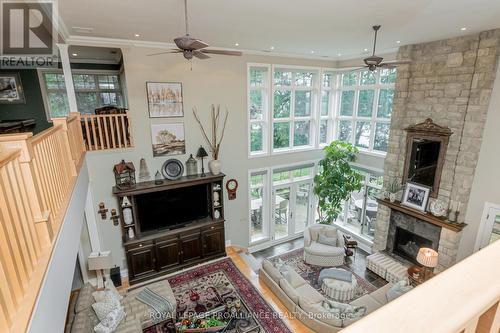 96 & 88 Spithead Road, Gananoque, ON - Indoor Photo Showing Living Room With Fireplace