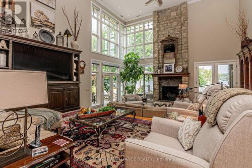 96 & 88 Spithead Road, Gananoque, ON - Indoor Photo Showing Living Room With Fireplace