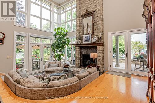 96 & 88 Spithead Road, Gananoque, ON - Indoor Photo Showing Living Room With Fireplace