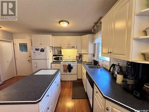 312 Park Avenue S, Langham, SK - Indoor Photo Showing Kitchen With Double Sink