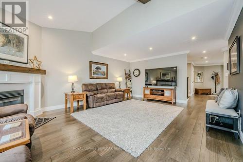 56 Napa Lane, Hamilton, ON - Indoor Photo Showing Living Room With Fireplace